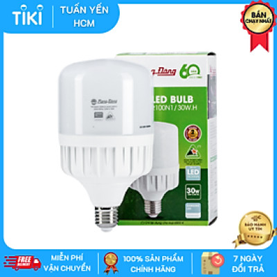 Bóng đèn led bulb trụ 30W Rạng Đông, Model LED TR100N1/30W