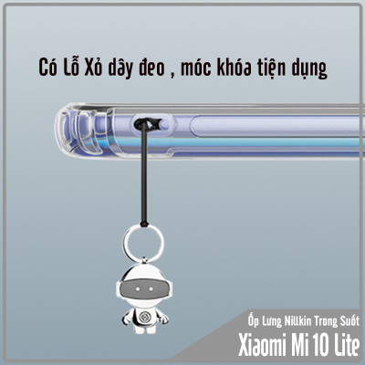 Ốp lưng cho Xiaomi Mi 10 Lite TPU trong Nillkin NATURE - Hàng Nhập Khẩu