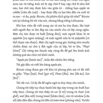 Sách - Mỗi Từ Là Một Chú Chim Đang Chờ Ta Dạy Hót