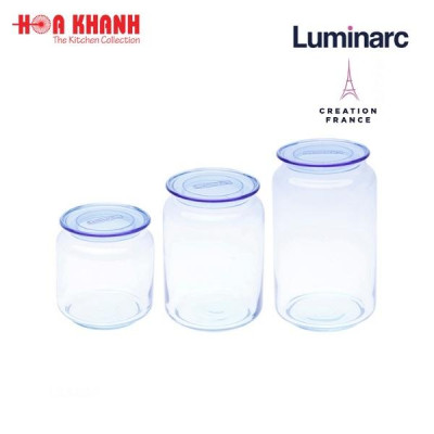 Hũ Thủy Tinh Luminarc Rondo Blue 750ML - J1849