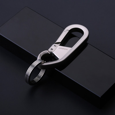 Móc khóa xe máy ô tô xe hơi Jobon có chốt móc đĩa quần, nước sơn cao cấp, thép inox không gỉ JB-193