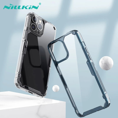 Ốp lưng dẻo TPU cho iPhone 14 Pro Max (6.7 inch) hiệu Nillkin Nature TPU Pro Case chống sốc, chống chịu mọi va đập - hàng nhập khẩu