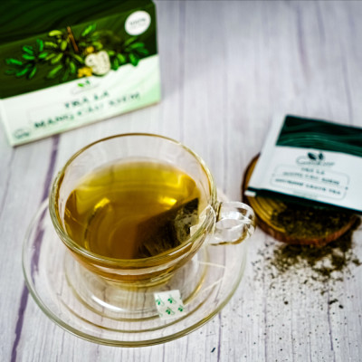 Trà lá mãng cầu xiêm túi lọc Goce - Ngủ ngon, kiểm soát tiểu đường