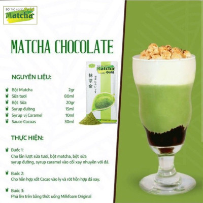 Bột trà xanh Matcha gold 500gr