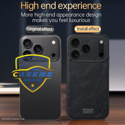 Ốp lưng SULADA dành cho Phone 17, iPhone Air, iPhone 17 Pro, iPhone 17 Pro Max – Chống sốc, chống trầy xước, sang trọng - Hàng Chính Hãng
