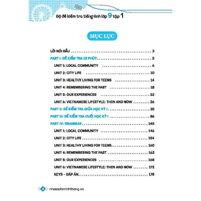 Sách - Global Success - Bộ Đề Kiểm Tra Tiếng Anh Lớp 9 - Minh Thắng