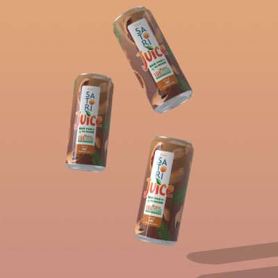 Thùng nước Satori Juice vị me - 250ml (24 lon)