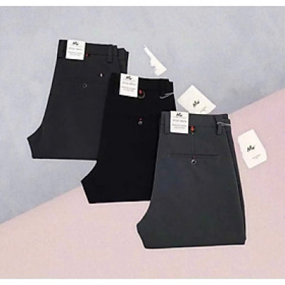 Combo 3 Quần Tây Dài Nam Co Giãn Mạnh/Quần Tây Âu Mềm Mịn Ống Côn Form Đẹp Chuẩn Size