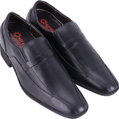 Giày Nam Tăng Chiều Cao Huy Hoàng HT7714 - Đen