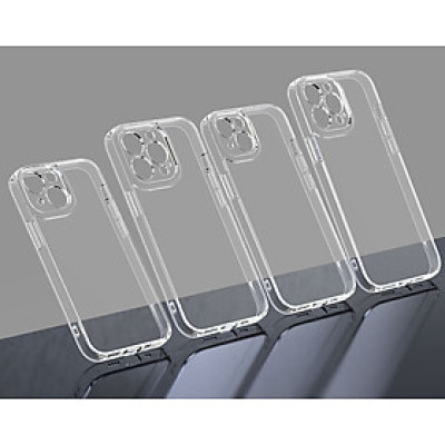 Ốp lưng cho iPhone 15, iPhone 15 Plus iPhone 15 Pro, iPhone 15 Pro Max hiệu LIKGUS crystal camshield trong suốt chống sốc, chống ố, bảo vệ camera cao cấp - Hàng chính hãng