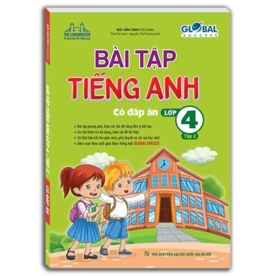 Sách - Global Sccess - Bài Tập Tiếng Anh Lớp 4 - Combo 2 Tập - Có Đáp Án - Minh Thắng