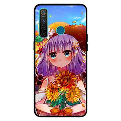 Ốp Lưng in cho Realme 5 Pro / Realme Q Mẫu Nàng Hướng Dương - Hàng Chính Hãng