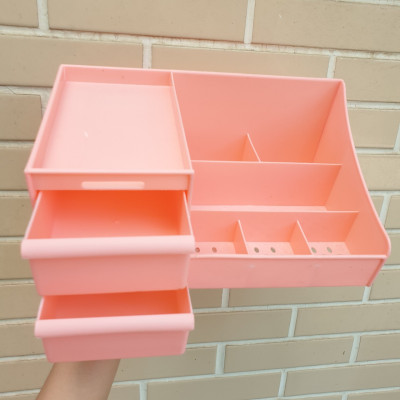 Kệ Nhựa Đựng Mỹ Phẩm Đa Năng Nhiều Ngăn  3 Tầng Cao Cấp 