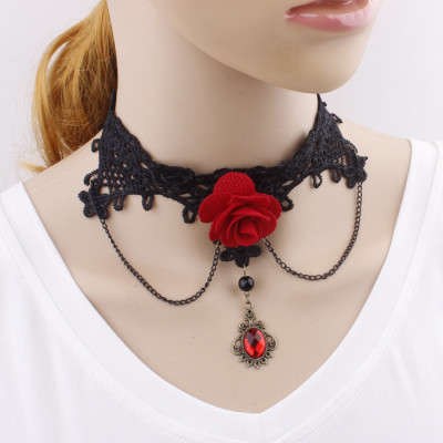 Vòng cổ choker rose King&Queen nổi bật dạ tiệc
