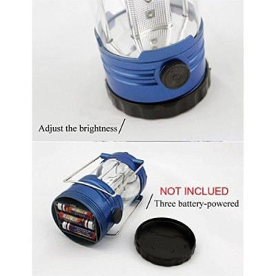 Đèn Led Măng Xông 12 Bóng Siêu Sáng Dùng 3 Pin AA