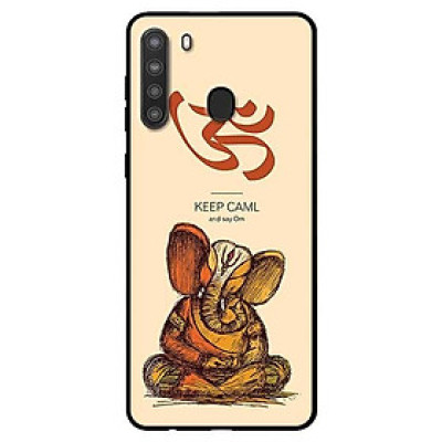 Ốp lưng dành cho Samsung Galaxy A21 mẫu Thần Voi Thiền