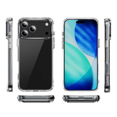 ốp lưng chống sốc trong suốt cho iPhone 17 Pro Max / 17 Air / 17 Pro / 17 hiệu Likgus Lin - Chống sốc 2m, túi khí ẩn 4 góc, chống va đập, độ trong full HD - Hàng nhập khẩu
