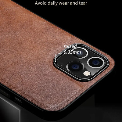 Ốp lưng cho iPhone 16 Pro Max, iPhone 16 Pro, iPhone 16 Plus, iPhone 16 hiêu X-Level lưng da viền mềm chống sốc cao cấp - hàng chính hãng