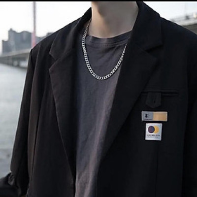 Dây Chuyền Nam Nữ Chuỗi Trơn Basic Màu Bạc - Vòng Cổ Chuỗi Trơn Vừa Unisex Thép Không Gỉ PTDCNA15