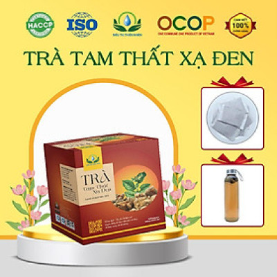 Trà Tam Thất Xạ Đen Hộp 30 Túi Lọc Siêu Thị Thiên Nhiên
