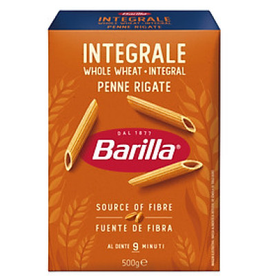 Nui Nguyên Cám Barilla Hộp 500g-Mì Nui Lúa Mạch Đen Các Kiểu Ống Tre -Giảm Cân Ăn Kiêng Chay Nhập Khẩu Italia