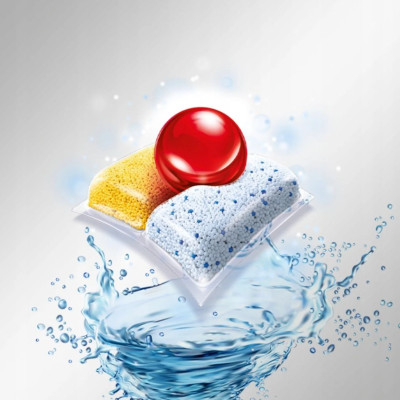 Combo 2 túi viên rửa bát Finish Quantum Max 100 viên (100*2=200 viên)