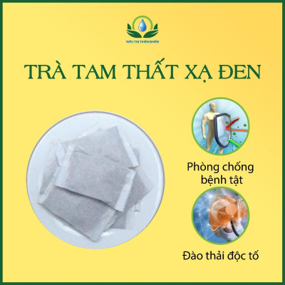 Trà Tam Thất Xạ Đen Hộp 30 Túi Lọc Siêu Thị Thiên Nhiên