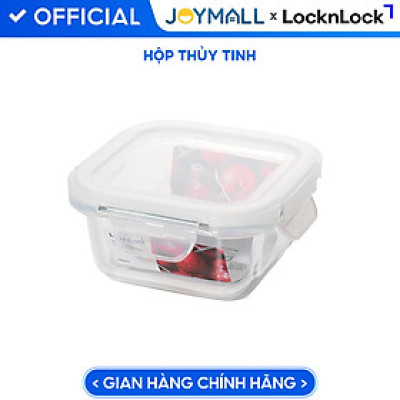 Hộp thủy tinh LocknLock BLANC bảo quản thực phẩm nhiều dung tích LLG110 - Hàng chính hãng, chịu nhiệt cao - JoyMall