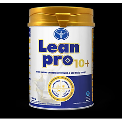 Sữa Leanpro 10+ Dinh dưỡng dành cho bệnh nhân trước, trong và sau quá trình phẫu thuật (400g)
