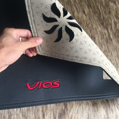 Thảm taplo da carbon cho xe Toyota Vios 2019- 2021 cao cấp