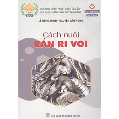 Sách - Cách Nuôi Rắn Ri Voi - NXB Nông Nghiệp