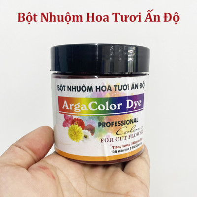 Thuốc Bột Nhuộm Hoa Tươi  màu thực phẩm Ấn Độ (Combo 3 hộp tùy màu) giúp đổi màu hoa cắt cành (1 hủ pha 12L nước màu)