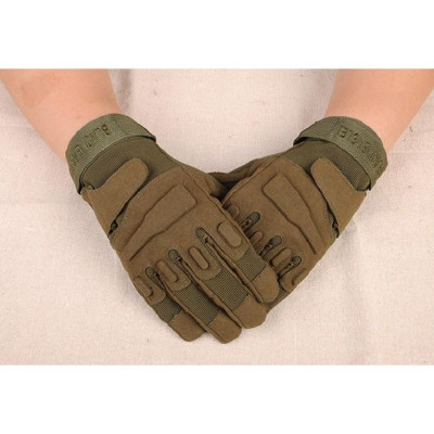 Găng Tay Kín Ngón Diều Hâu Đen 