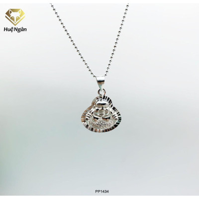 Dây chuyền bạc Ý 925 Huệ Ngân - Phật di lạc PP1434