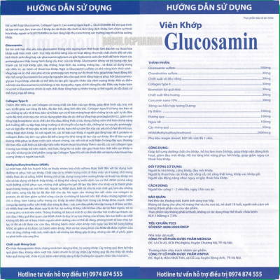 VIÊN KHỚP GLUCOSAMIN – GIÚP PHỤC HỒI VÀ GIẢM ĐAU XƯƠNG KHỚP – SCHIFF GLUCOSAMINE – LỌ 60 VIÊN