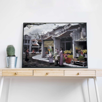 Tranh treo tường phong cảnh Hà Nội xưa - HNX009