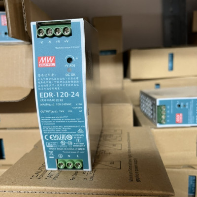 Nguồn DIN Rail EDR-120-48 Meanwell (120W 48V 2.5A) Hàng chính hãng