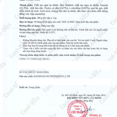 Kẹo Dẻo Củ Dền Thuần Chay Hỗ Trợ Bổ Sung Sắt, Lưu Thông Máu & Hỗ Trợ Bổ Sung Năng Lượng LCitrulline Vị Đào Coolvita (60 viên x 3g)/hộp
