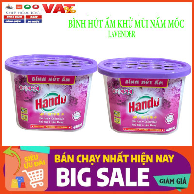 Bình hút ẩm khử mùi chống mốc than hoạt tính Hando 450ml