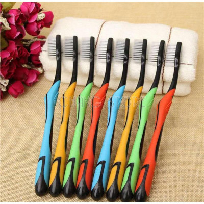 Hộp 30 Bàn chải đánh răng than tre hoạt tính Bossi lông siêu mềm, siêu mịn