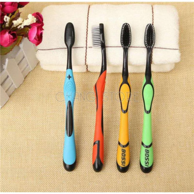 Hộp 30 Bàn chải đánh răng than tre hoạt tính Bossi lông siêu mềm, siêu mịn