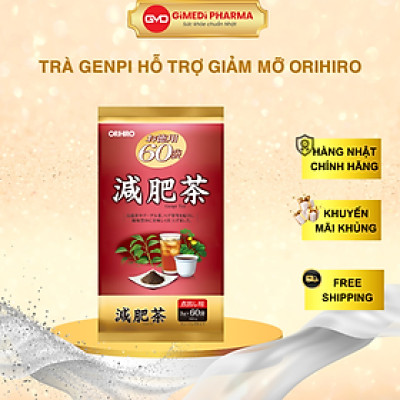 Trà Genpi Tea Orihiro Nhật Bản 60 Gói/ Túi Hàng Chính Hãng