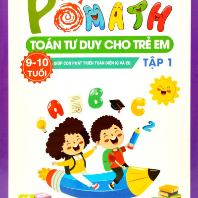 Bộ Pomath - Toán Tư Duy Cho Trẻ Em 9 - 10 Tuổi (Tập 1 + 2) (Bộ 2 Tập)
