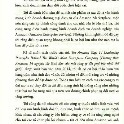 Phương Thức Amazon – 10 Nguyên Lý Internet Vạn Vật