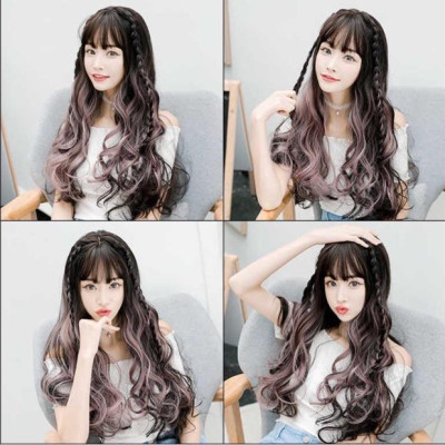 Tóc giả cao cấp móc line- tặng lưới chùm tóc- hình thật