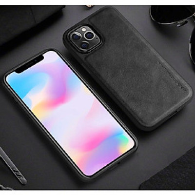 Ốp lưng X-level da dành cho iPhone viền đen dẻo, lưng da cao cấp , chống bụi bẩn, chống vân tay - hàng chính hãng