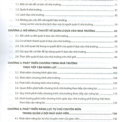 Quản Lí Và Lãnh Đạo Nhà Trường