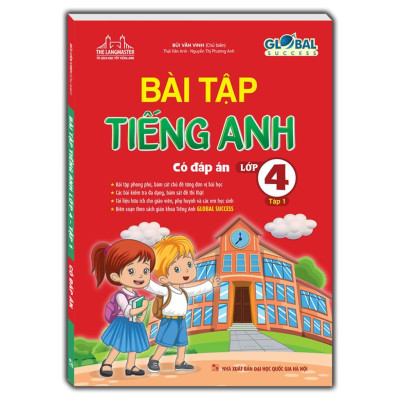 Sách - Global Sccess - Bài Tập Tiếng Anh Lớp 4 - Combo 2 Tập - Có Đáp Án - Minh Thắng