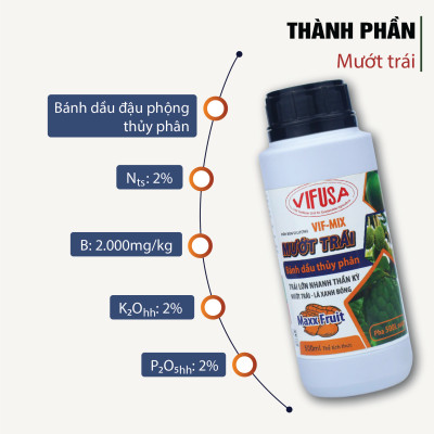 VIF-MIX - Phân bón Mướt trái chai 500ml