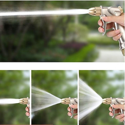  Bộ dây vòi xịt nước rửa xe, tưới cây . tăng áp 3 lần, loại 7m, 10m 206701 đầu đồng, cút, + tặng khăn phượt